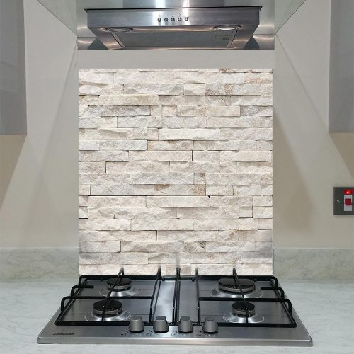 Splashback Glass Panel Kitchen,  Wall Imitation, w 90 x h 55 /cm ,  SALE, 30 % OFF
